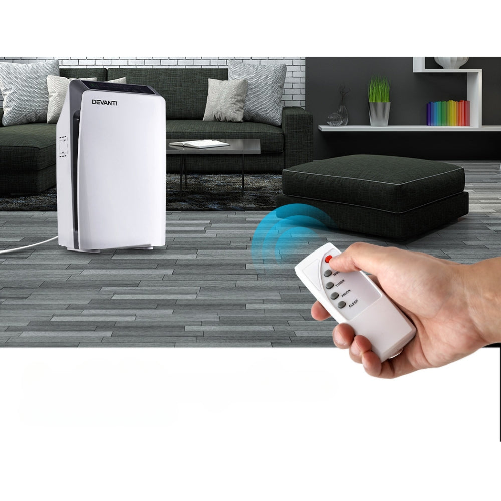 Air Purifier Cleaner Home Purifiers Odour Sensor HEPA Filter