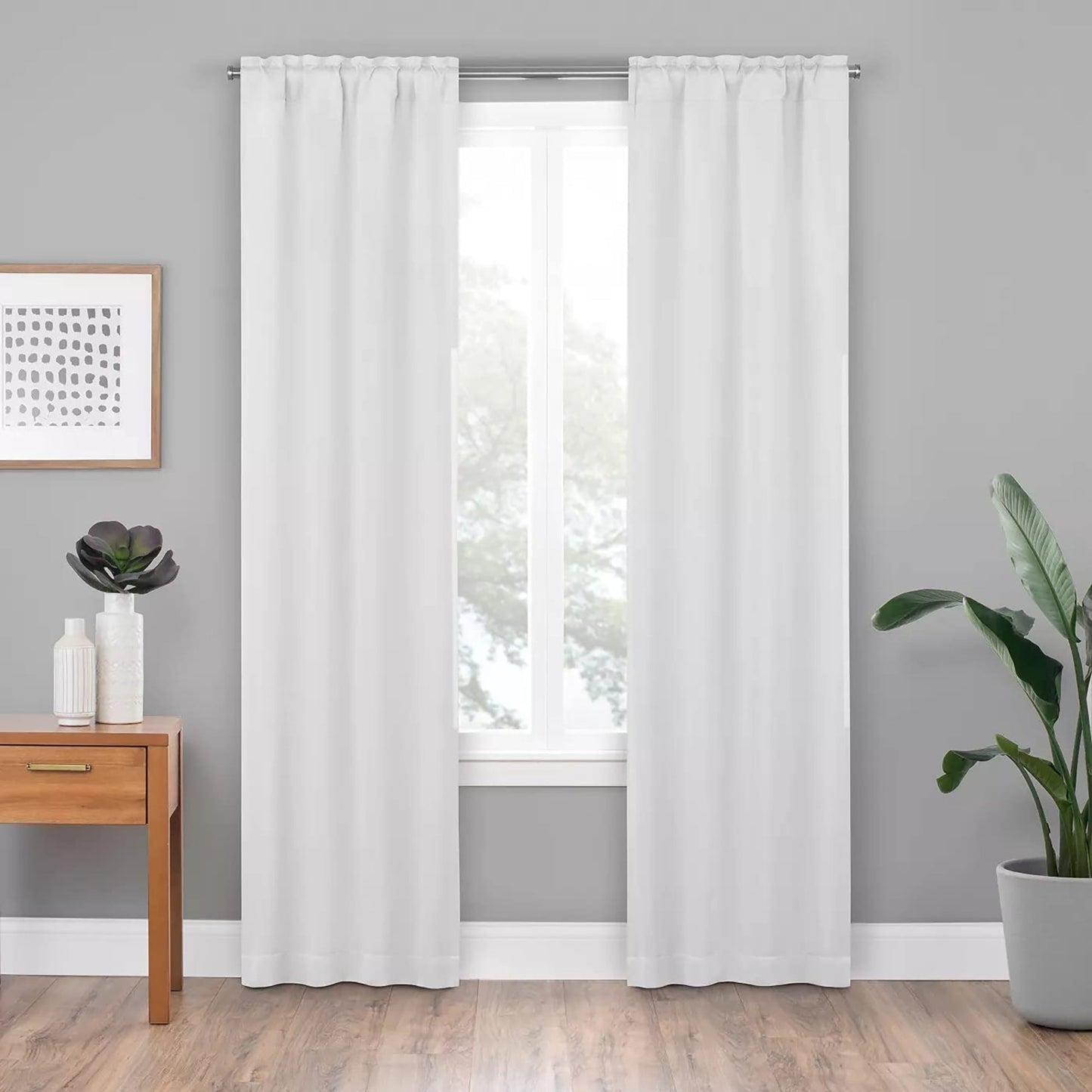 Blackout Thermal Curtain Liner Pair - White