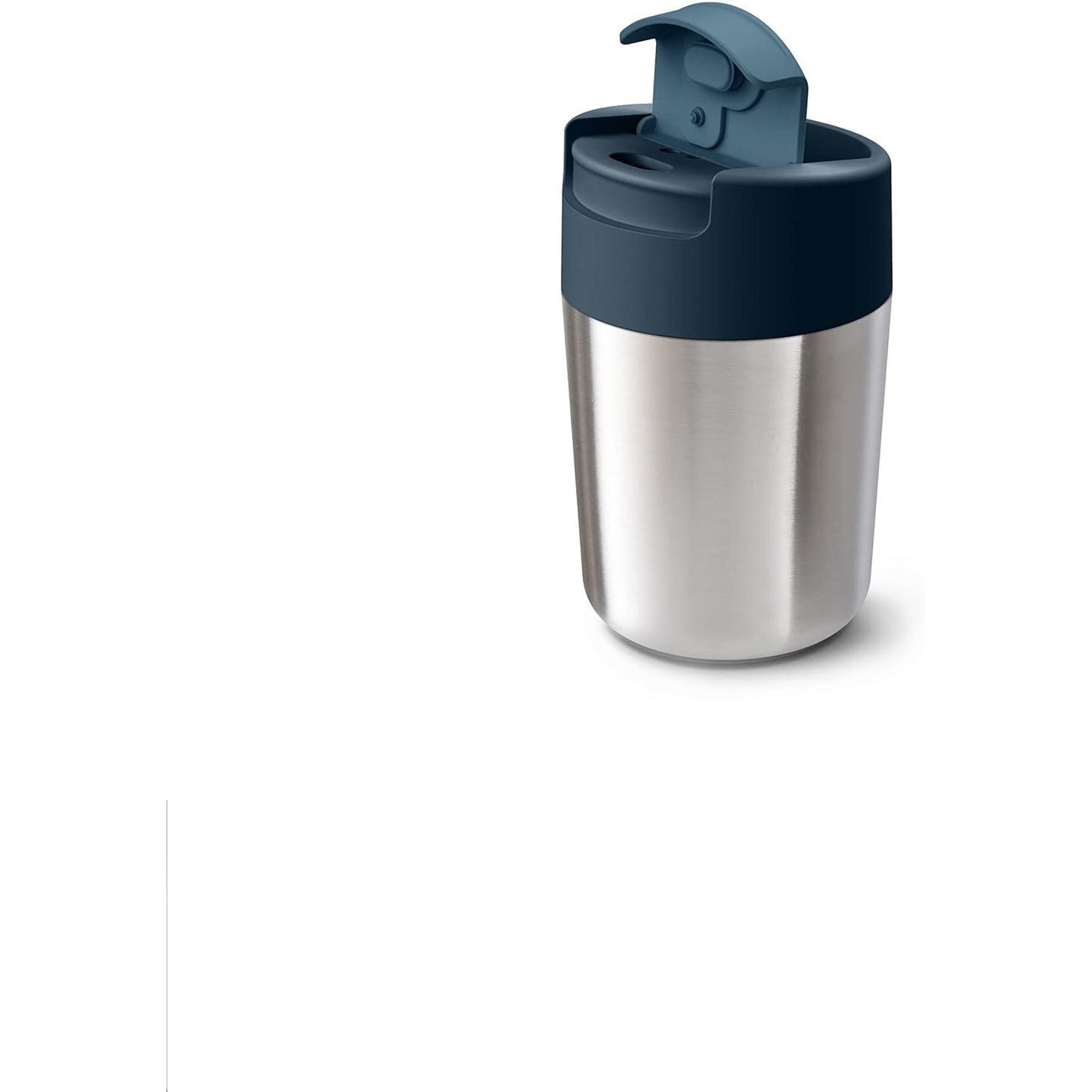 Leak Proof Sipp Travel Mug with Flip Top Cap 340 ml - Stainless Steel