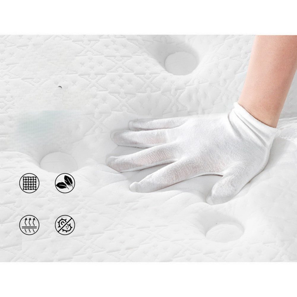 Bedding Euro Top Bonnell Spring Mattress - Single/King Single/Double/Queen/King