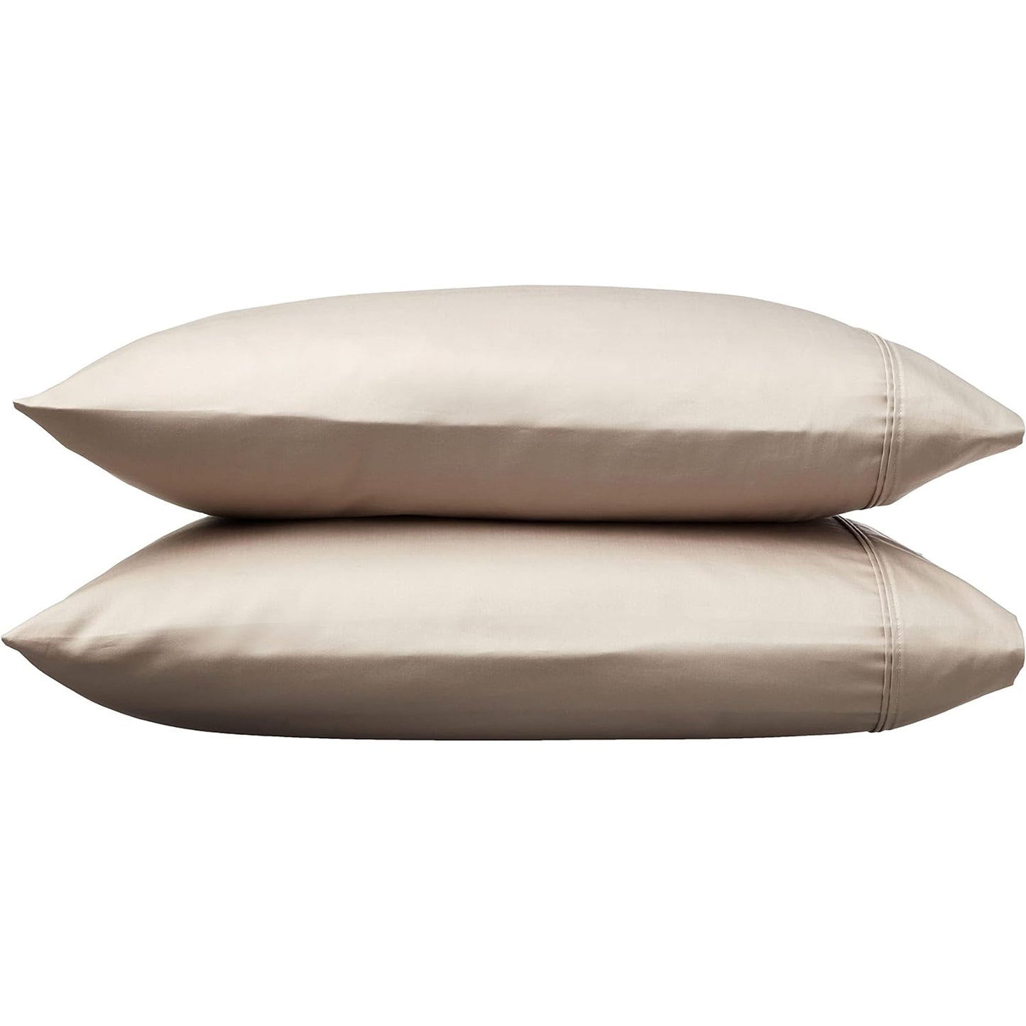400 Thread Count Cotton Pillow Cases - Stone Grey