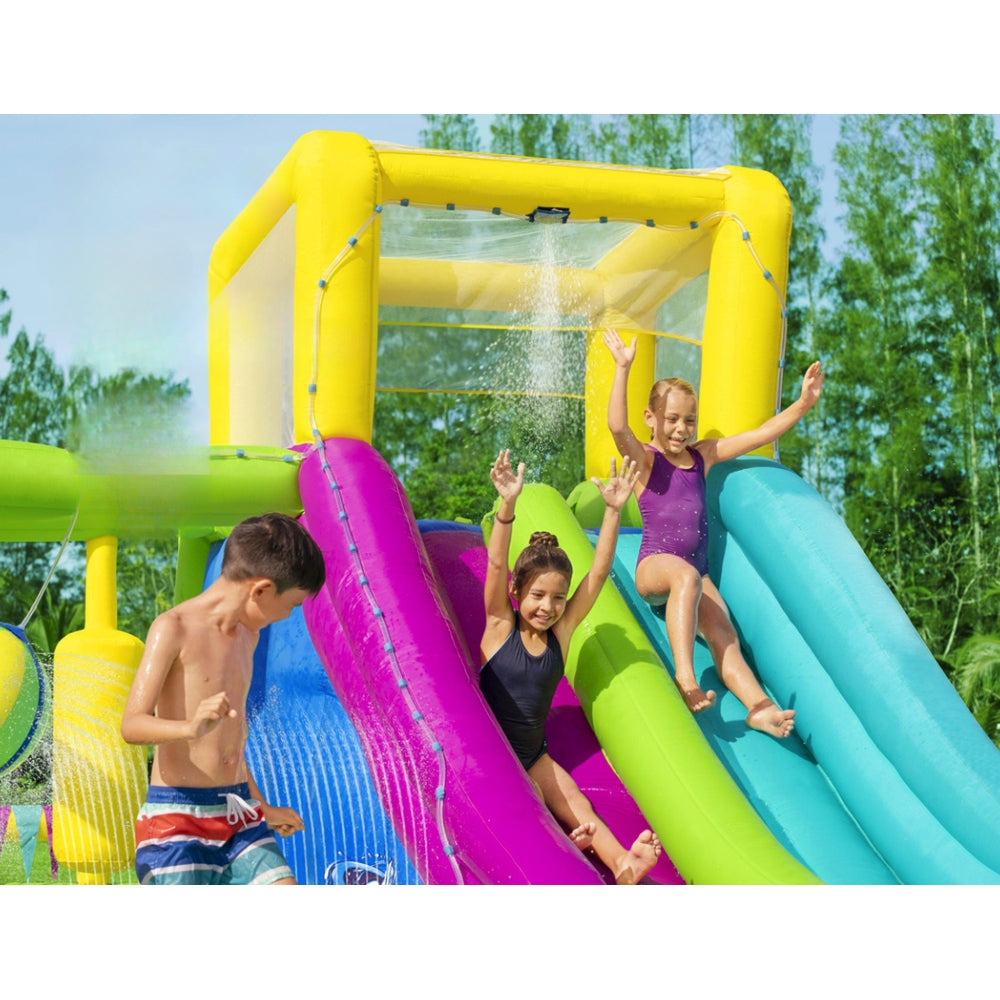 Inflatable Water Pack Pool Slide Castle Playground Splash Course