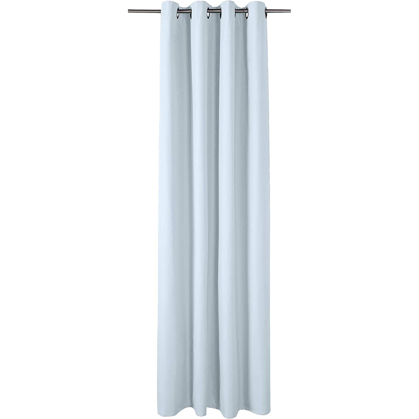 Room Darkening Blackout Window Curtains with Grommets 2 Panels - Light Gray