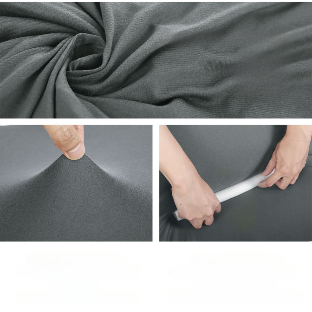 Sofa Cover Elastic Stretchable Couch Covers Grey 4 Seater