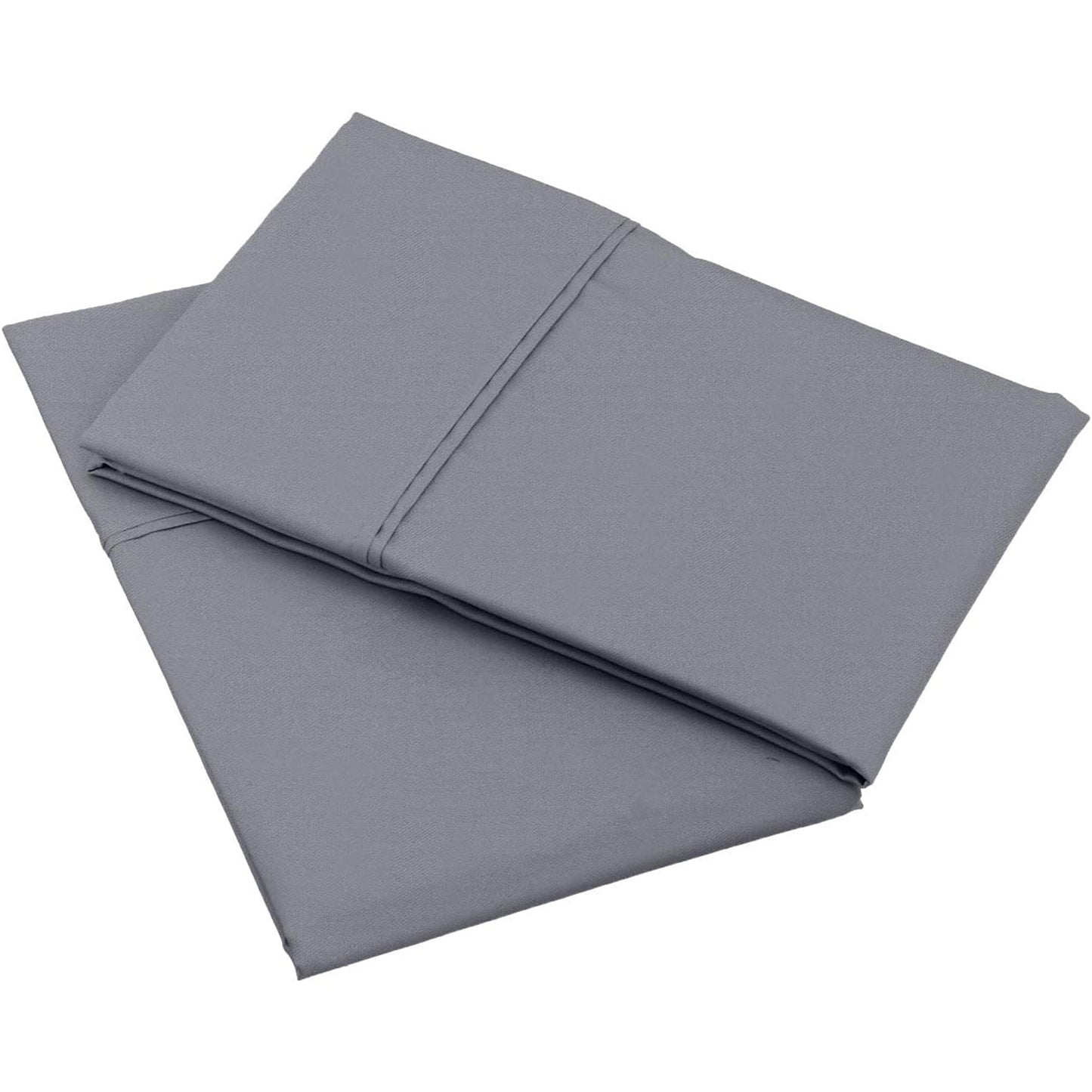 400 Thread Count Cotton Pillow Cases - Dark Grey