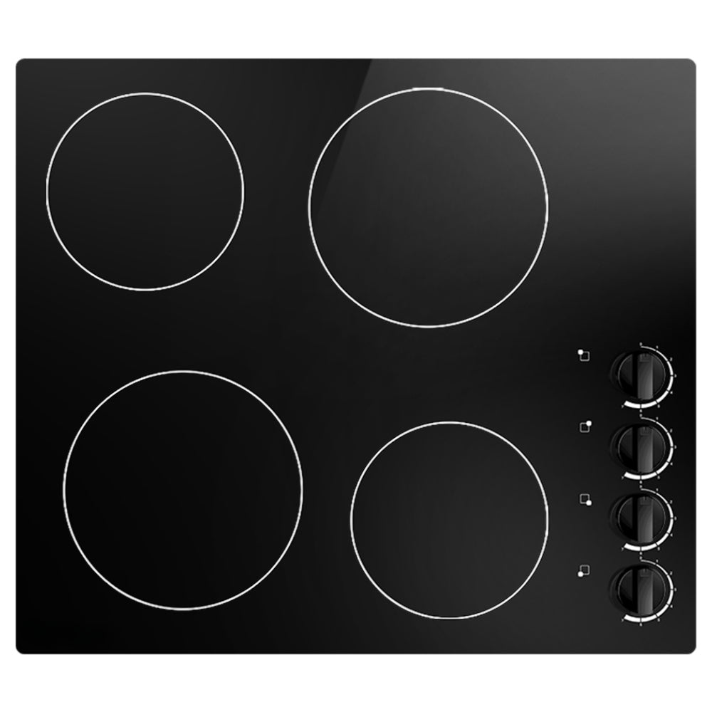 Ceramic Cooktop 60cm Electric Kitchen Burner Cooker 4 Zone Knobs Control