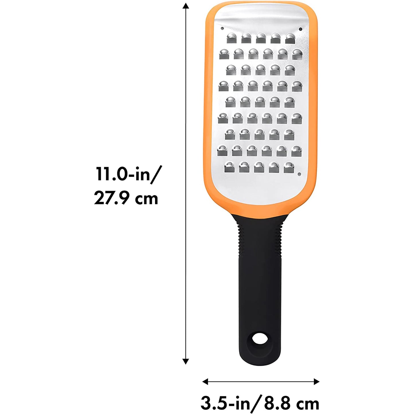 Etched Course Grater 11x3.5 Inch - Orange