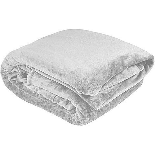 Polyester Modern Ultraplush Single Layered Blanket - Silver