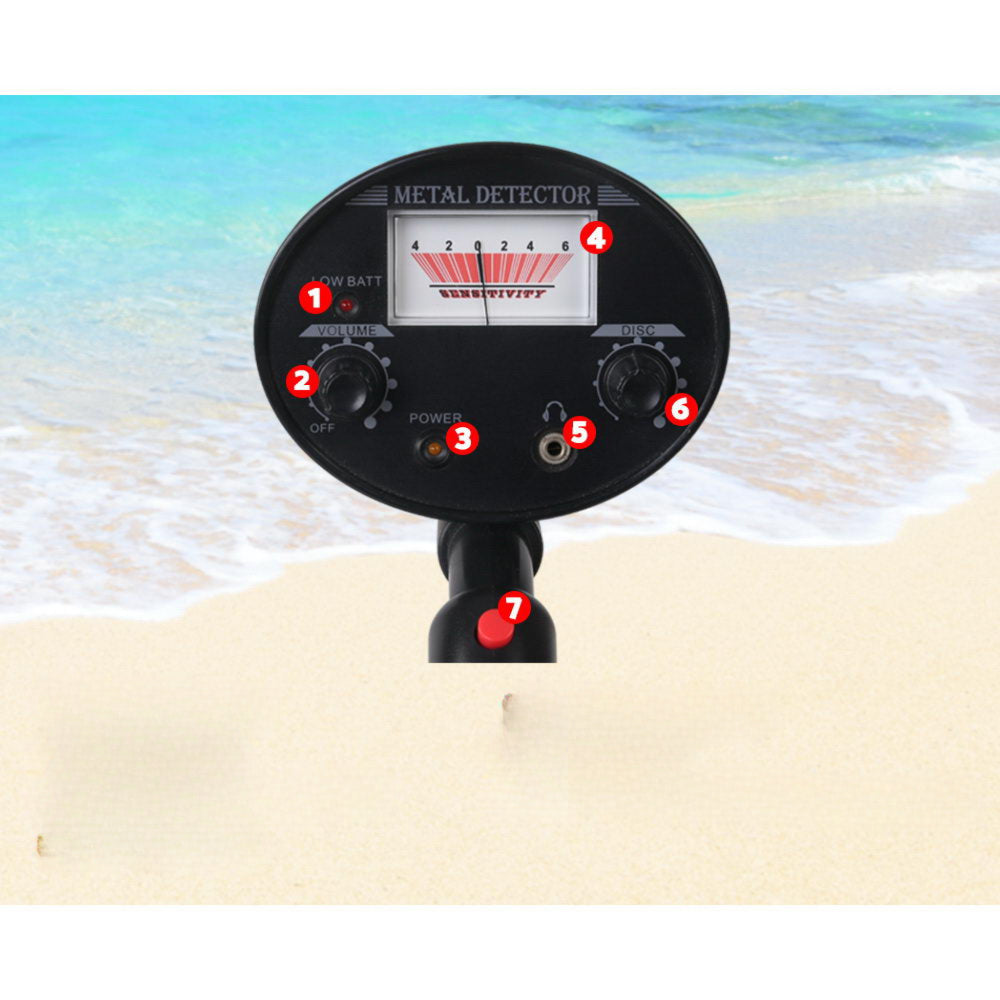 Metal Detector Pinpointer Deep Sensitive Gold Digger Hunter - 180mm