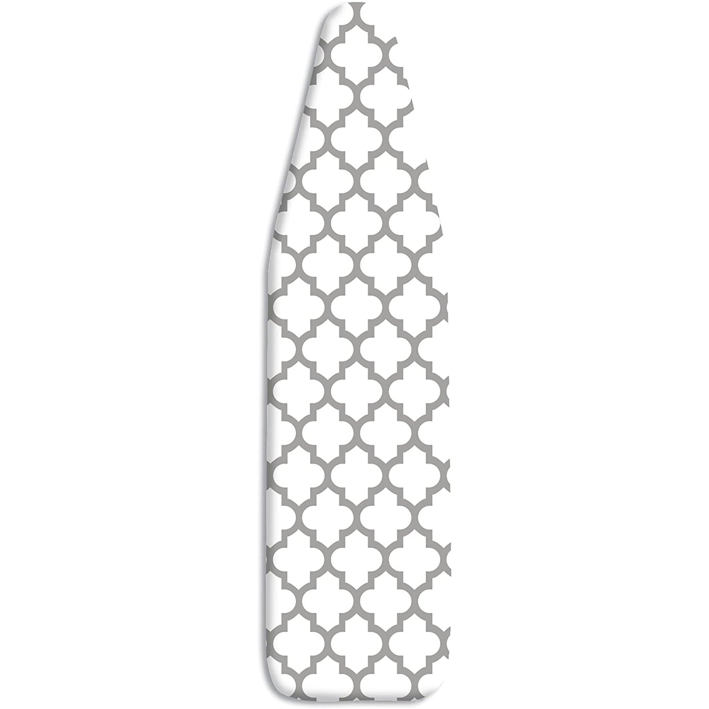 Elegant Iron Board Pad with Cotton Scorch Resistant Cover 15x84 Inches - Gray