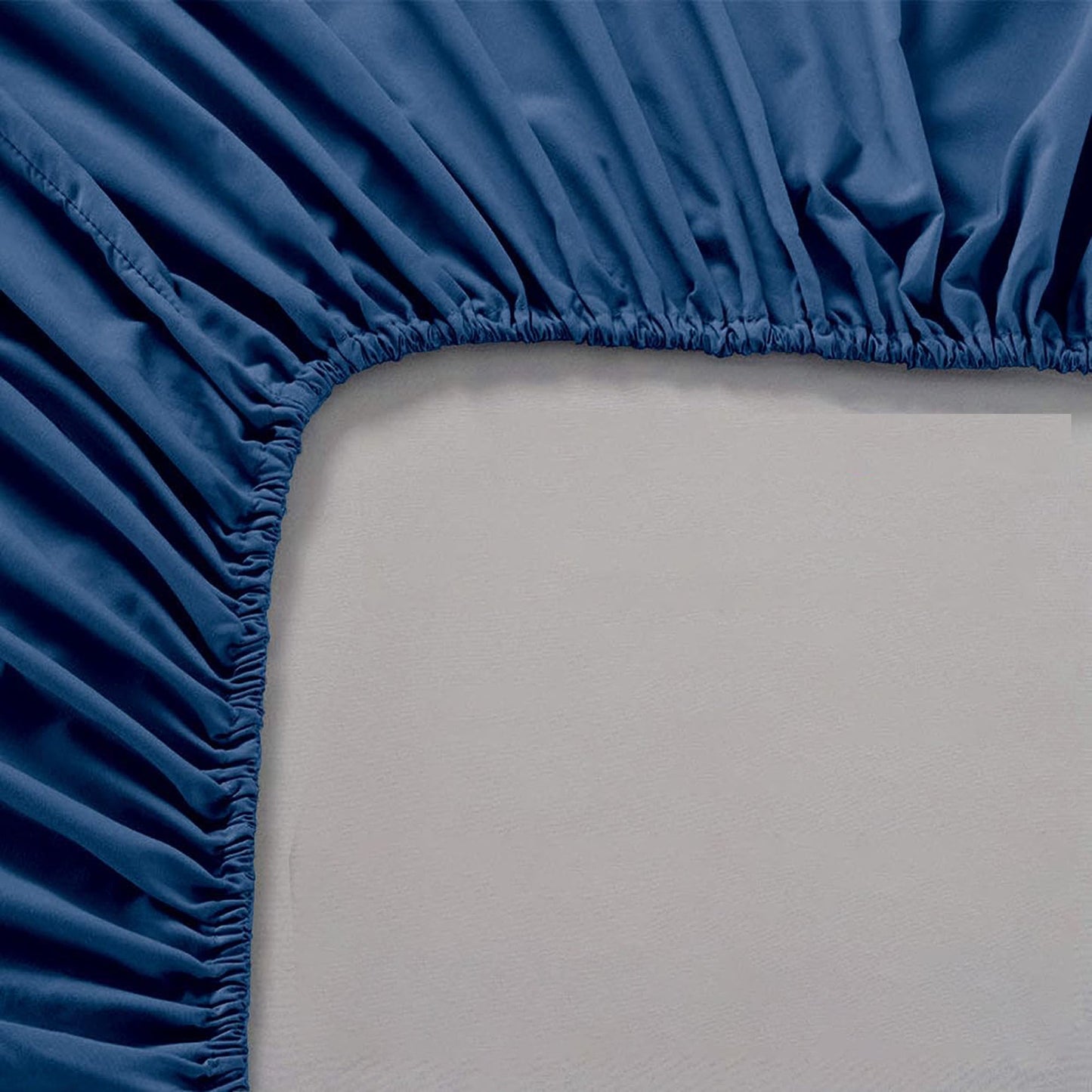 2000TC Breathable Microfibre Deep Pocket Bed Sheet Set - Navy