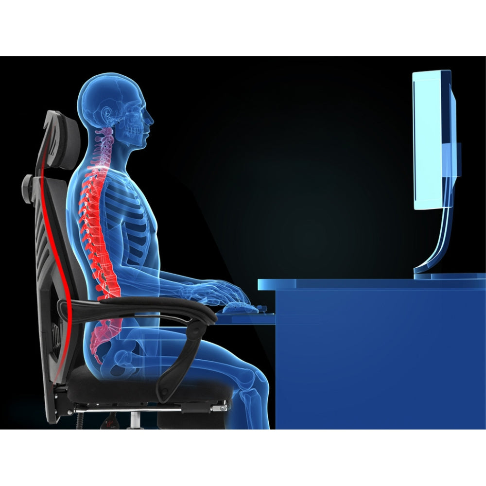 Gaming Office Chair Computer Desk Chair Home Work Recliner Black