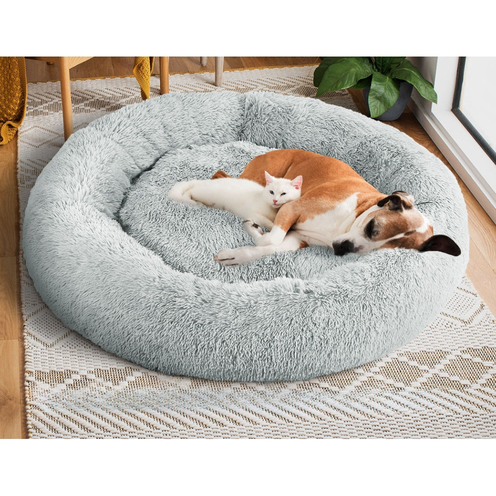 Indoor Dog Bed Pet Bed Cat Large 90cm - Light Grey