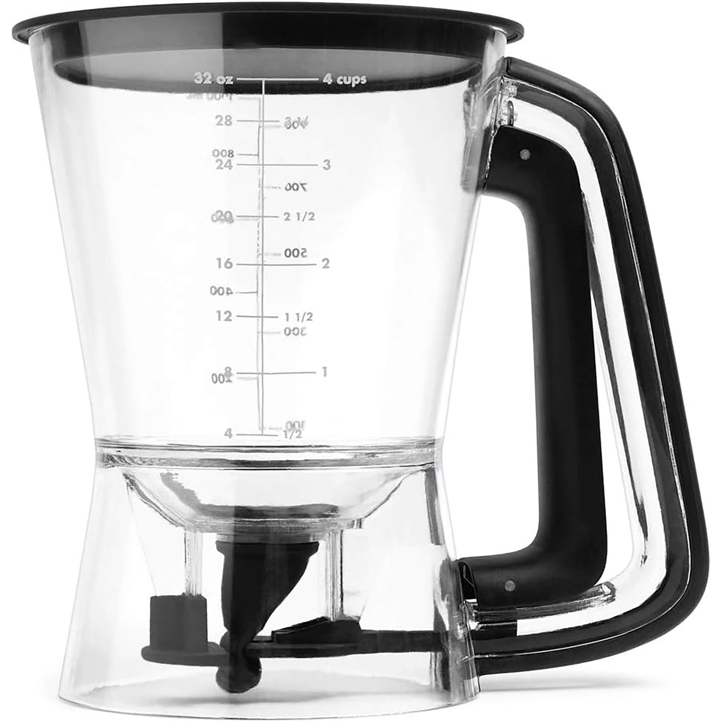 BPA Free Easy to Use Precision Batter Dispenser -  Black