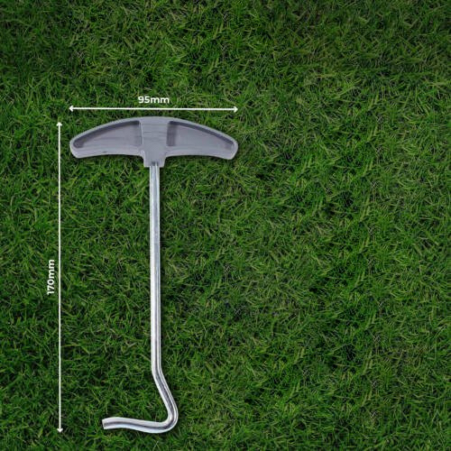 2pcs Garden Tent Peg Extractor Weather Proof Pull Action for 170mm
