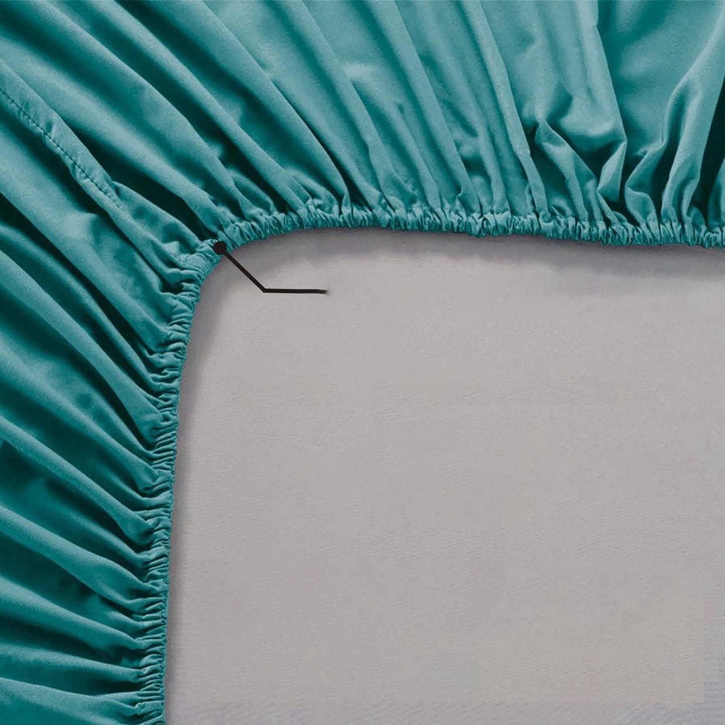 2000TC Breathable Microfibre Deep Pocket Bed Sheet Set - Biscay Blue