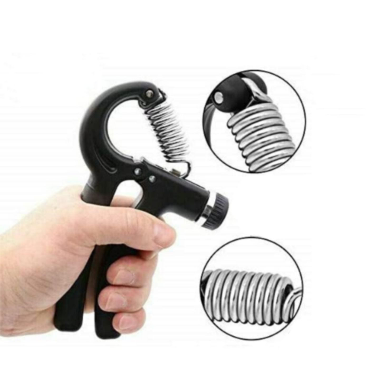 Adjustable Hand Grip Strength Trainer Exercise Power Forearm Wrist Gym 10 to 60kg