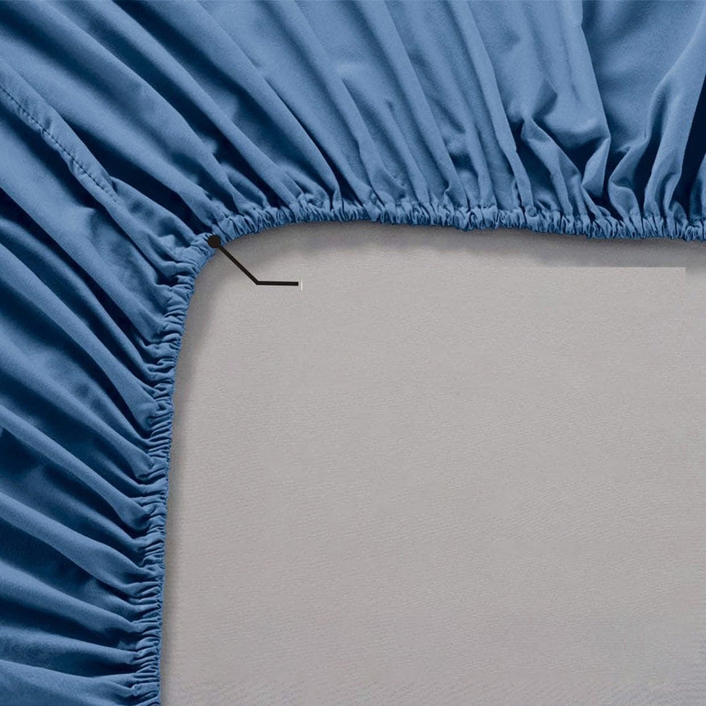 2000TC Breathable Microfibre Deep Pocket Bed Sheet Set - Ocean