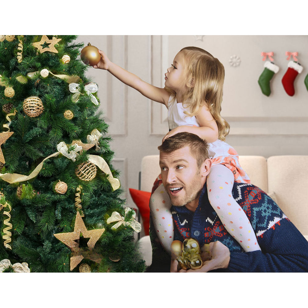 Christmas Tree Xmas Decorations Pine Needle 1024 Tips - 1.8m