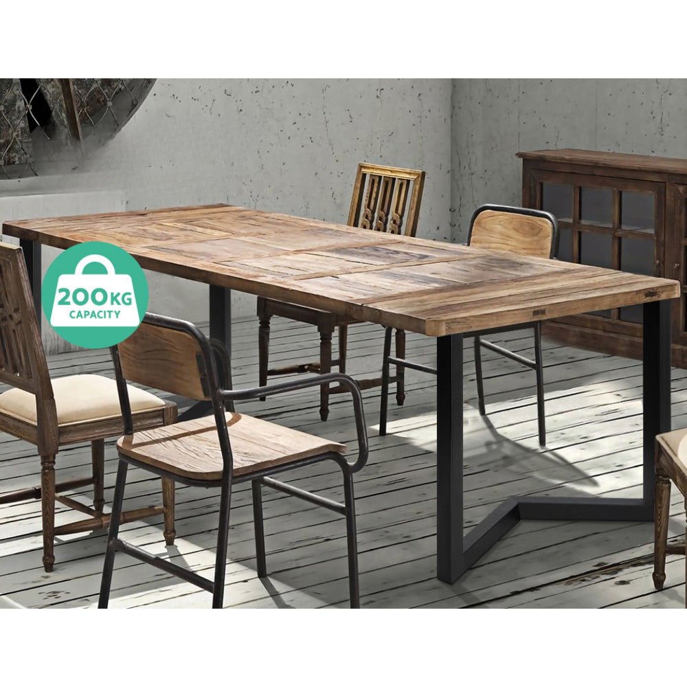2x Coffee Dining Table Legs Steel Industrial Vintage Bench Metal 71CM