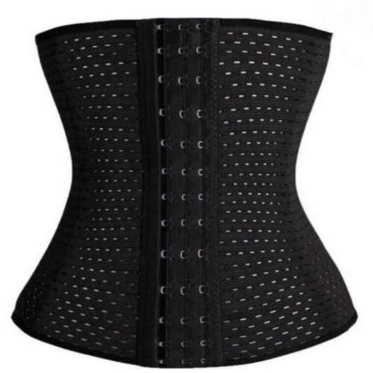 Black Women Waist Trainer Tummy Cincher Girdle Belt Slimming Body Shaper