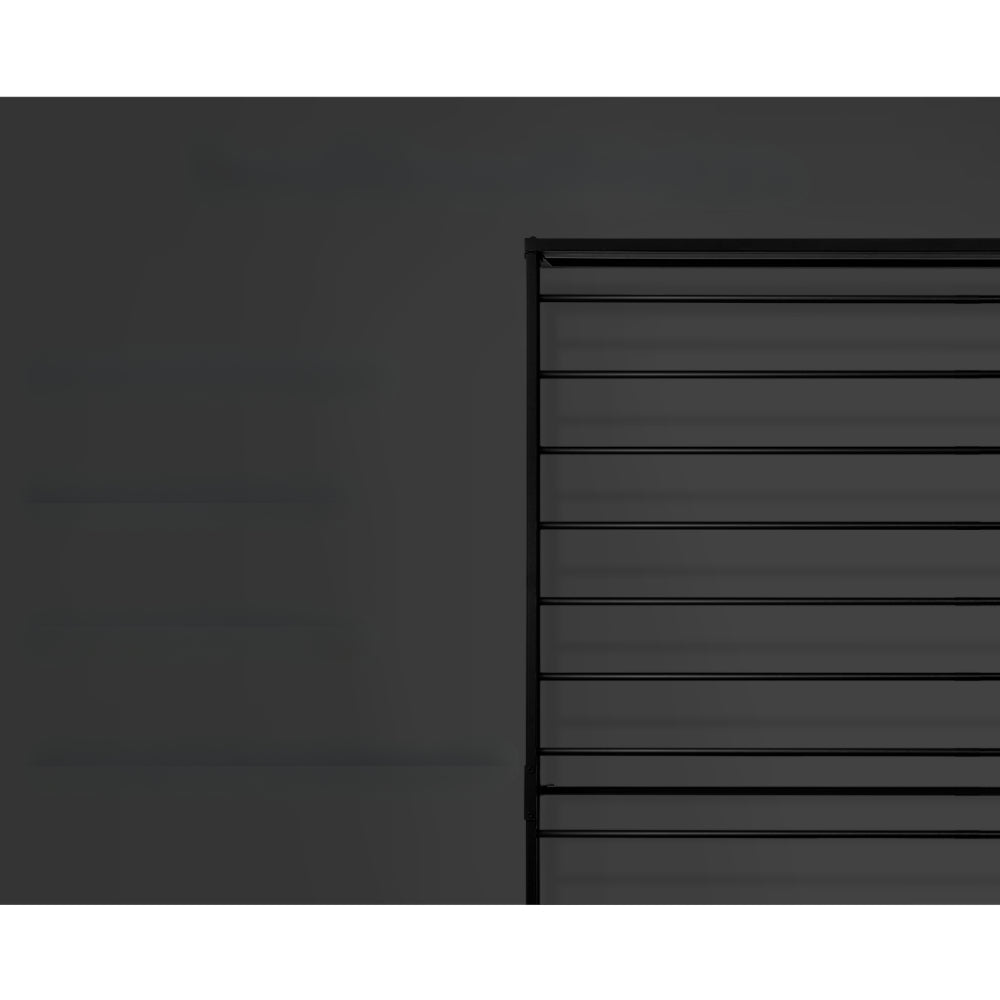 Metal Bed Frame Single Size Mattress Base Platform Foundation Black