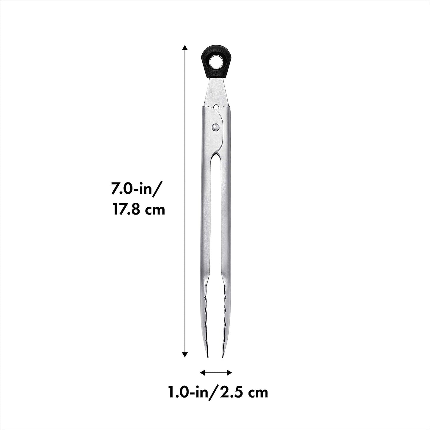 Nylon Stainless Steel Mini Tongs - 18 cm