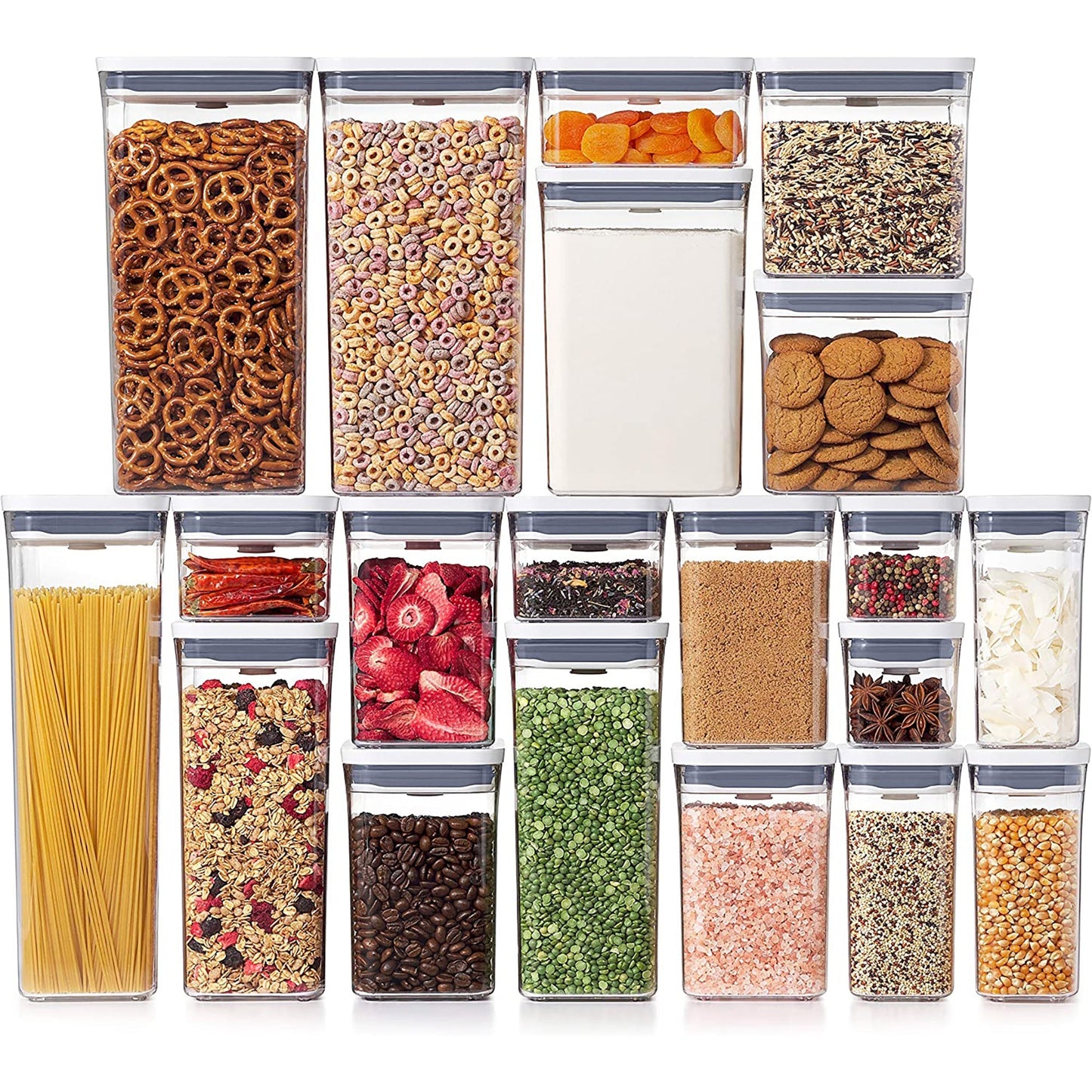 POP BPA Free Plastic Container Pantry Set - 20 Piece