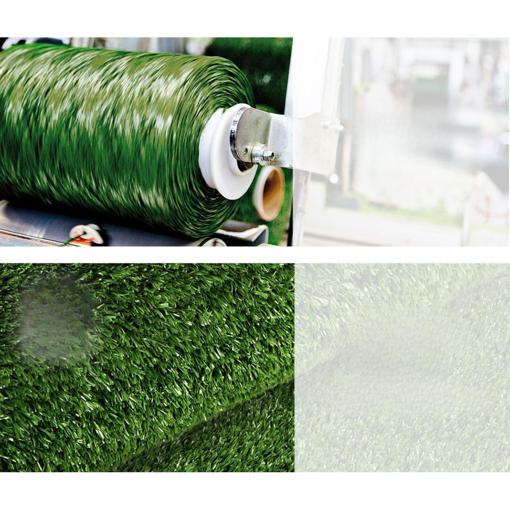 2x10m Artificial Grass Synthetic Fake 20SQM Turf Lawn 17mm Tape