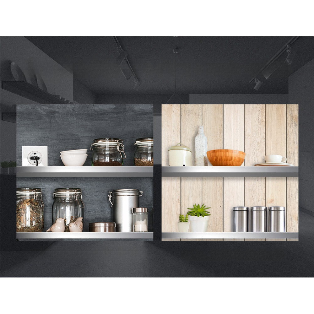 1800mm Stainless Steel Wall Shelf Kitchen Shelves Rack Mounted Display Shelving