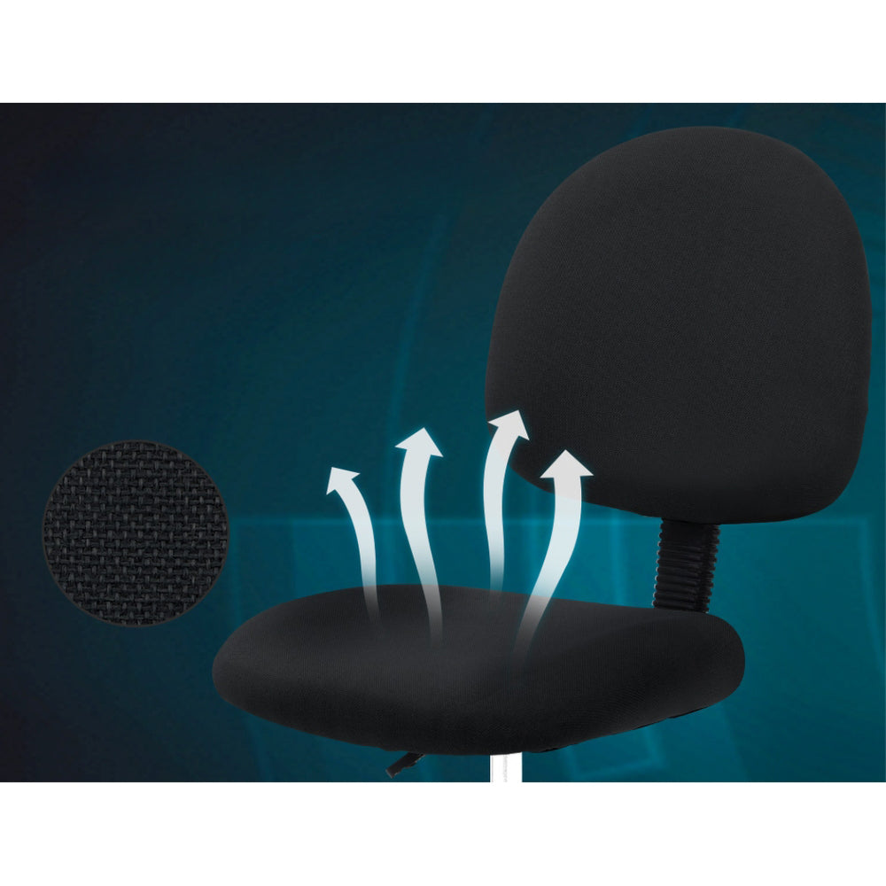 Office Chair Veer Drafting Stool Fabric Chairs Black