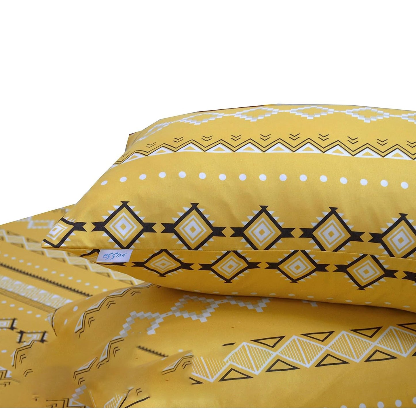 Soft and Lightweight Microfibre Deep Bed Sheet Set - Yellow