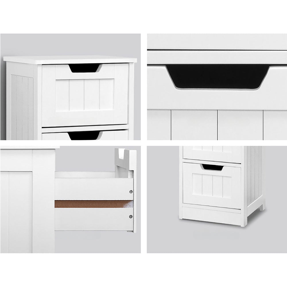 Storage Cabinet Chest of Drawers Dresser Bedside Table Bathroom Stand