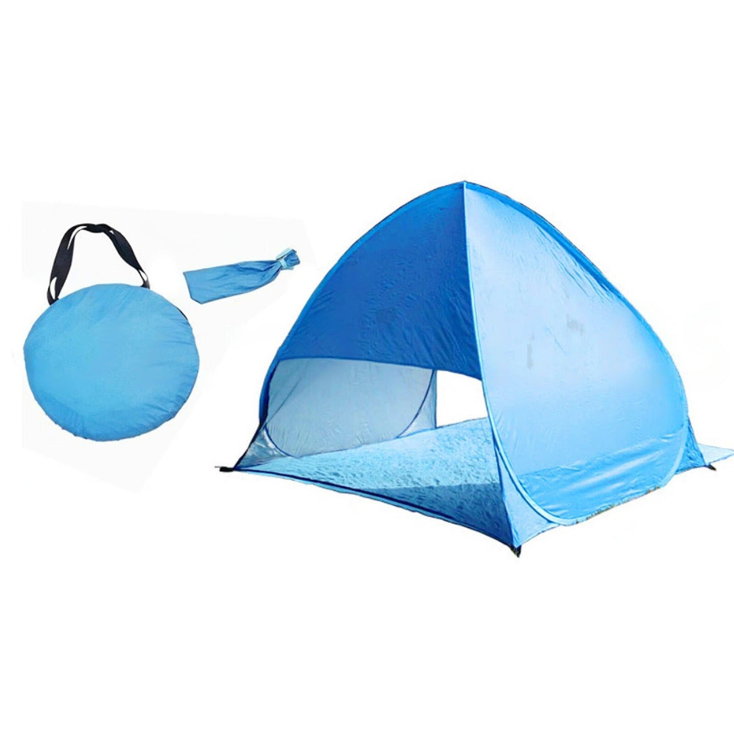 UV Protection Pop Up Beach Canopy Mesh Sun Shade Shelter for Camping