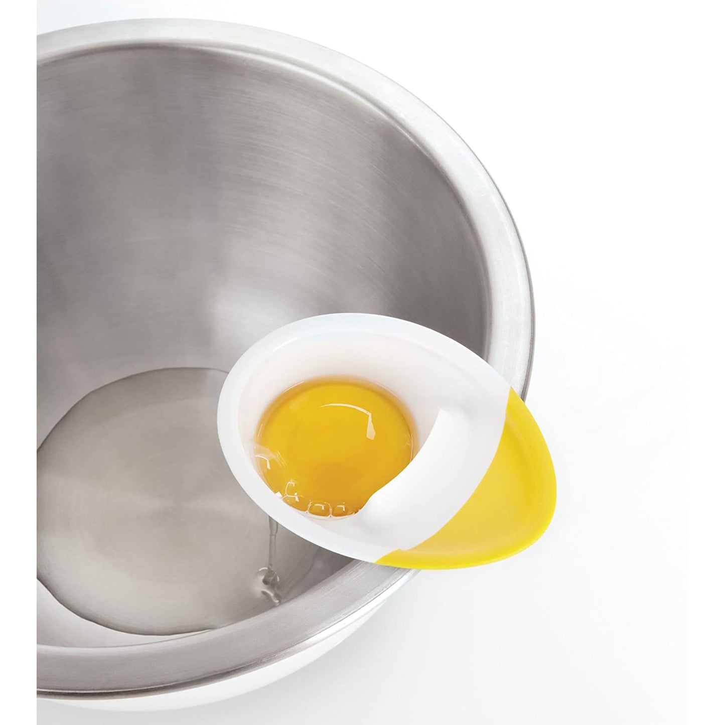 Mess Free 3-in-1 Egg Separator - White