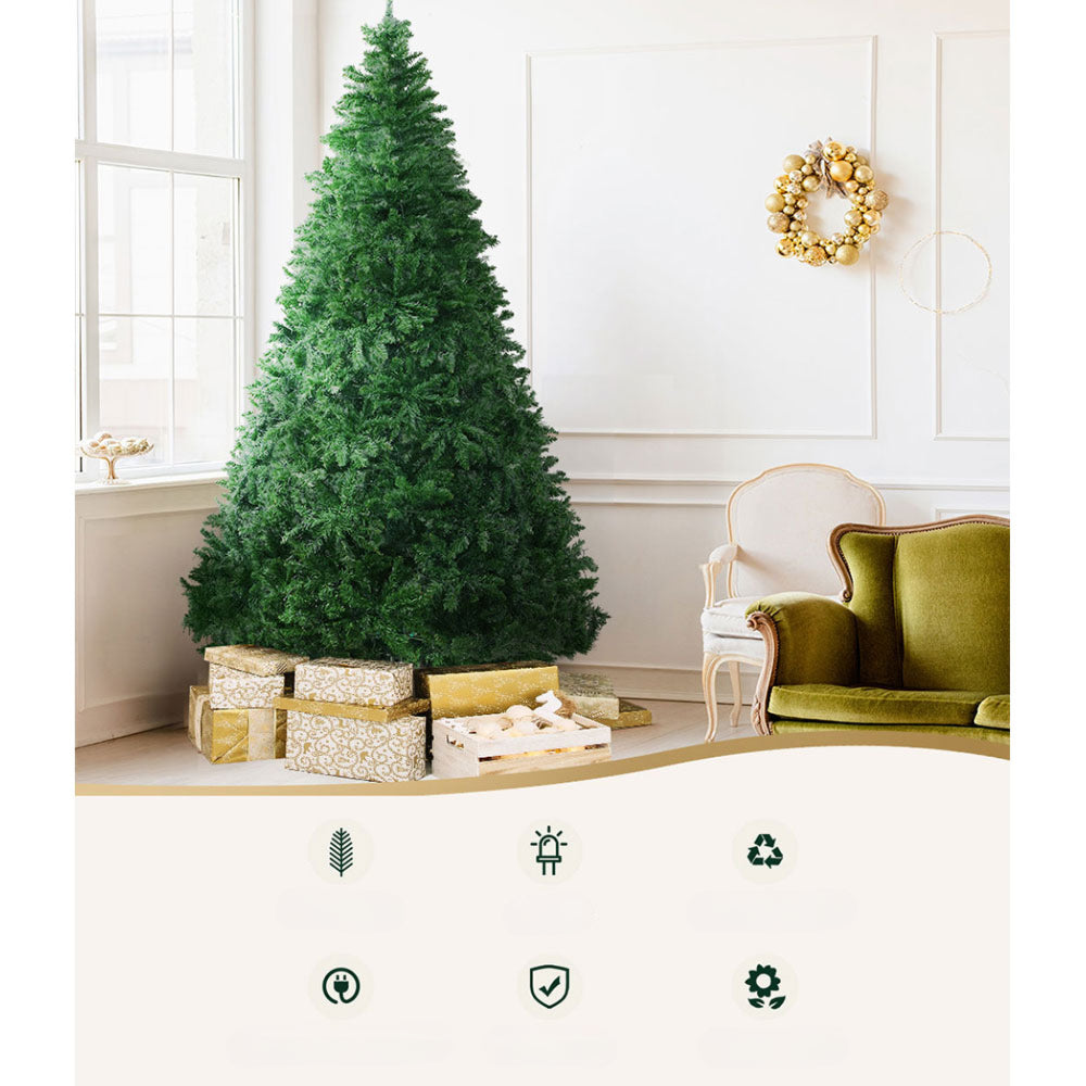 Christmas Tree LED Lights Green Multi Colour 1134 LED  - 2.1m