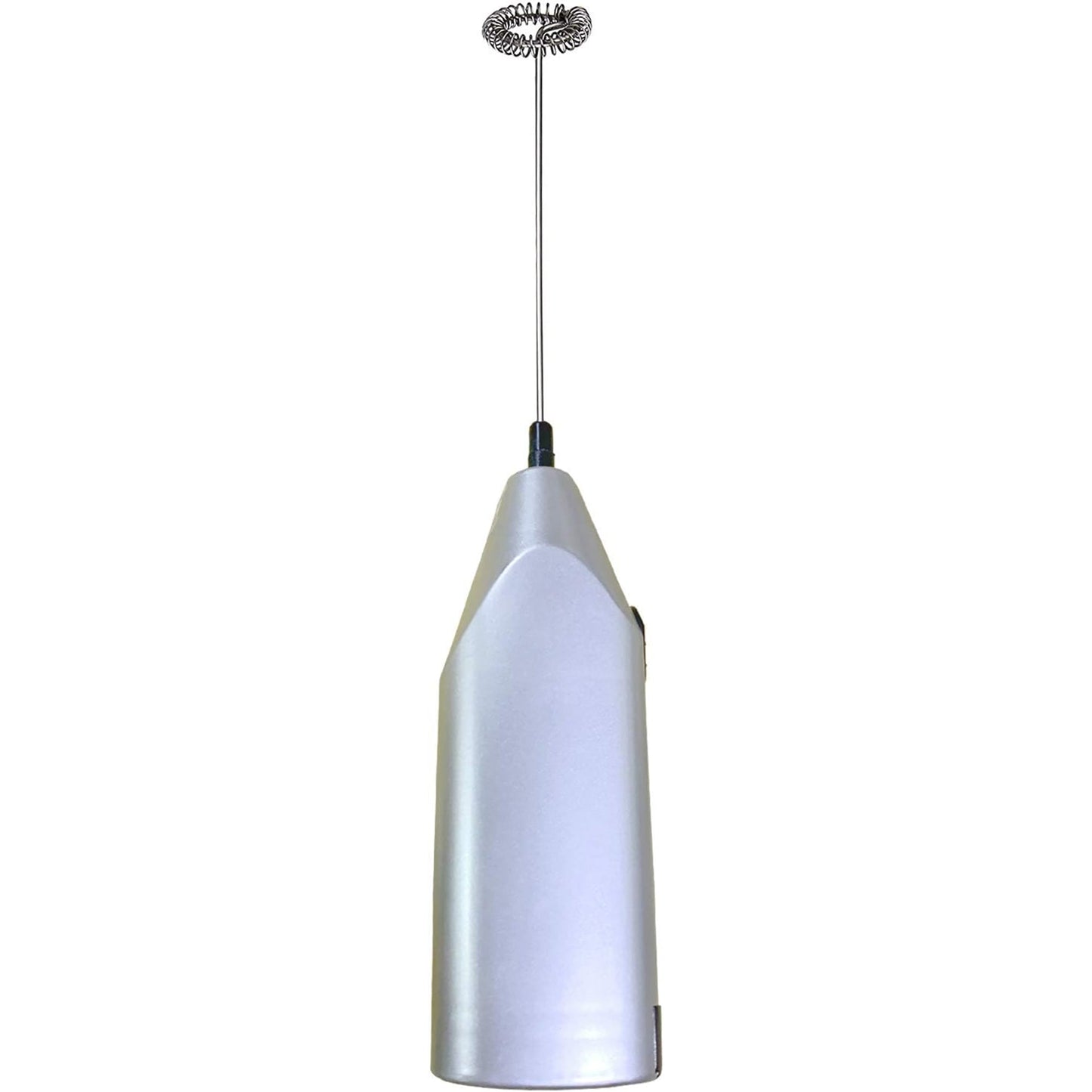 Stainless Steel Handheld Electric Milk Coffee Frother 8.46 Inch - Silver