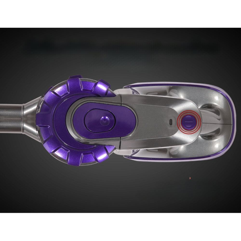 150W Stick Handstick Handheld Cordless Vacuum Cleaner 2-Speed with Headlight Purple