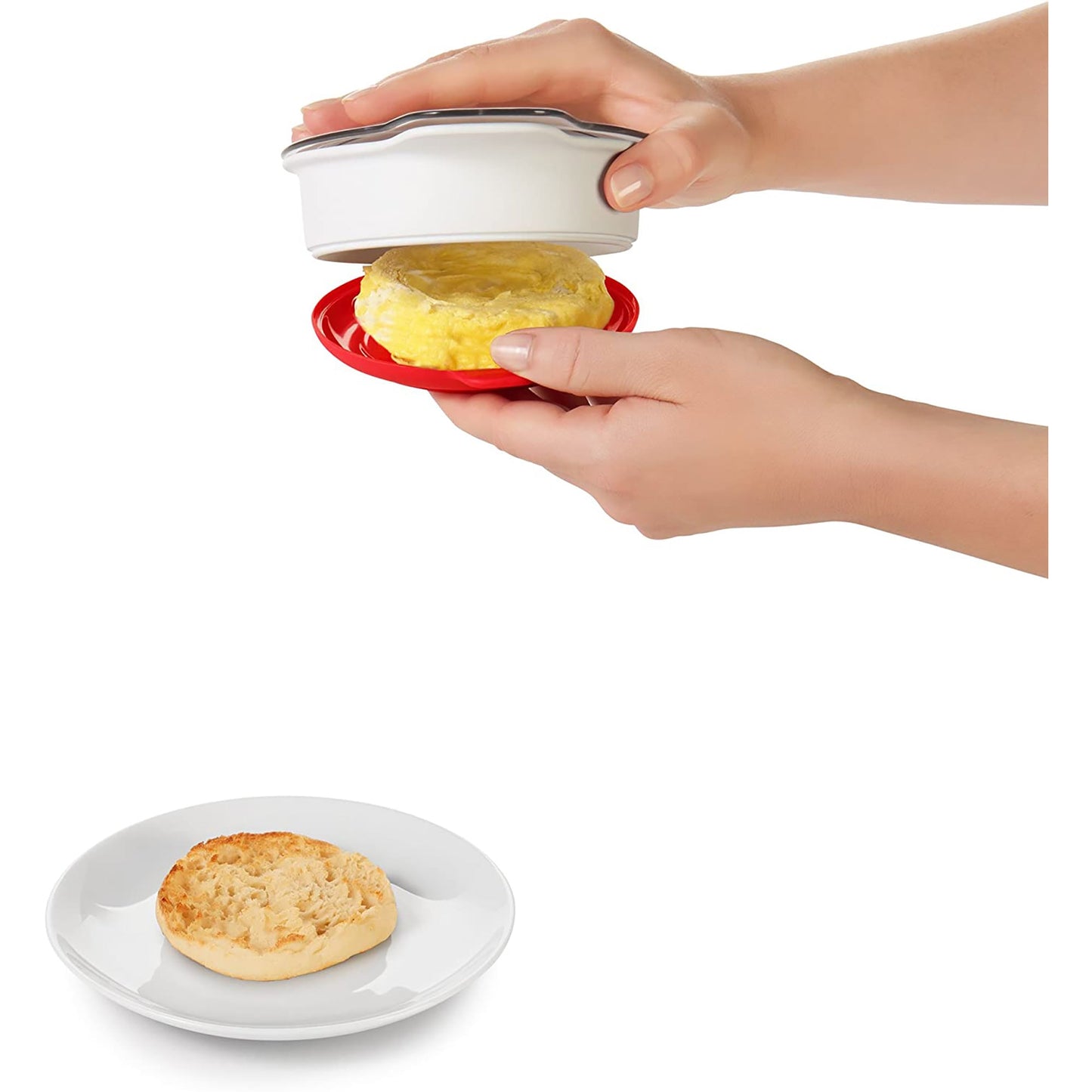 Quick Cooking Microwavable Egg Cooker - Red