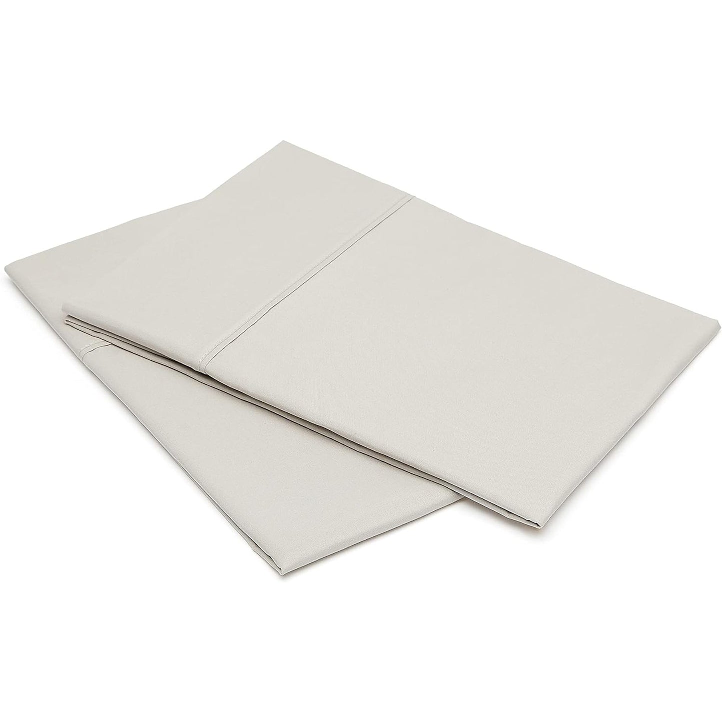 Lightweight Super Soft Easy Care Microfibre Pillowcase - Light Grey