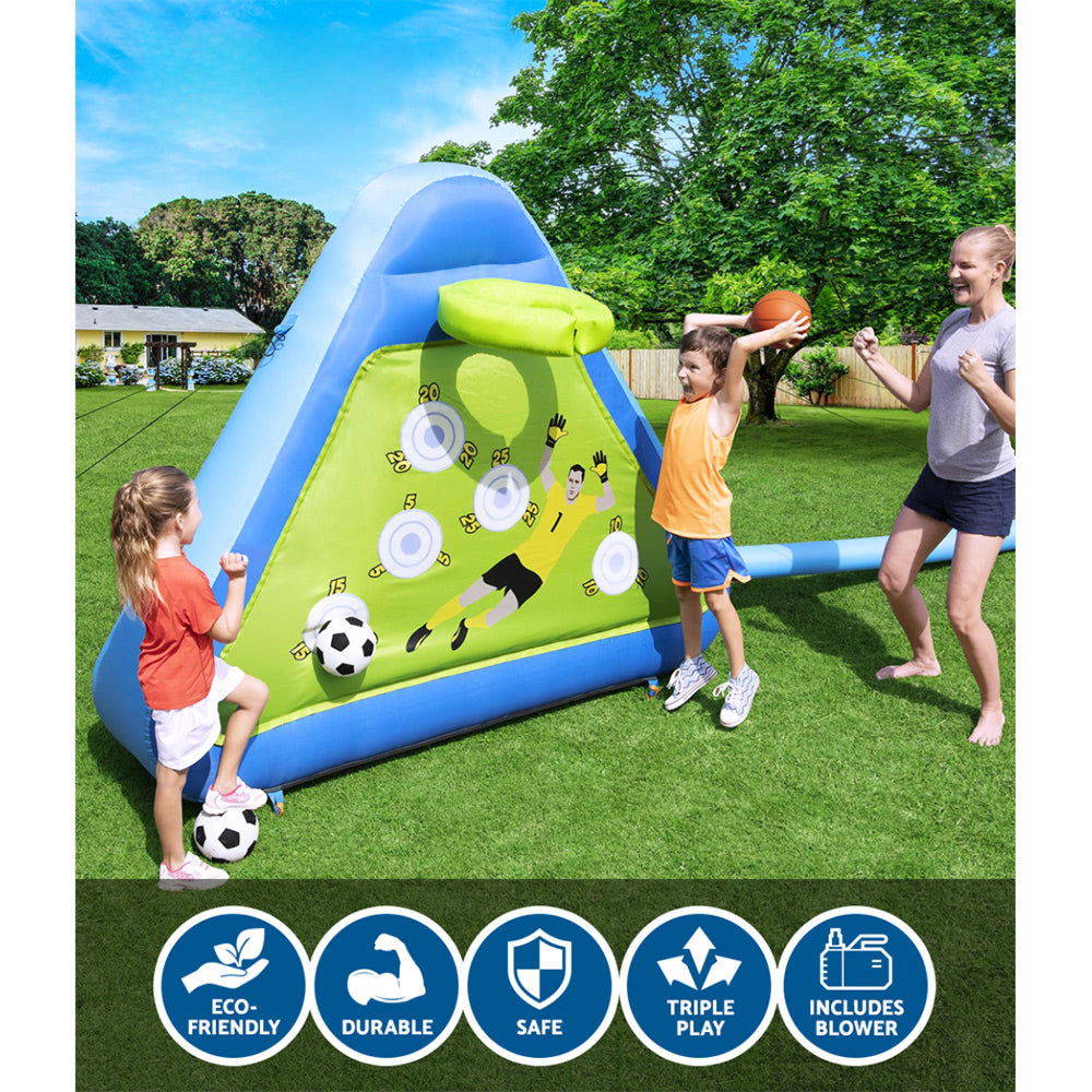Kids Inflatable Soccer basketball Outdoor Inflated Play Board Sport