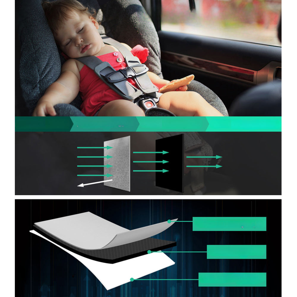 Car Sound Deadener Mat Heat Insulation Sound Vibration - 24pcs