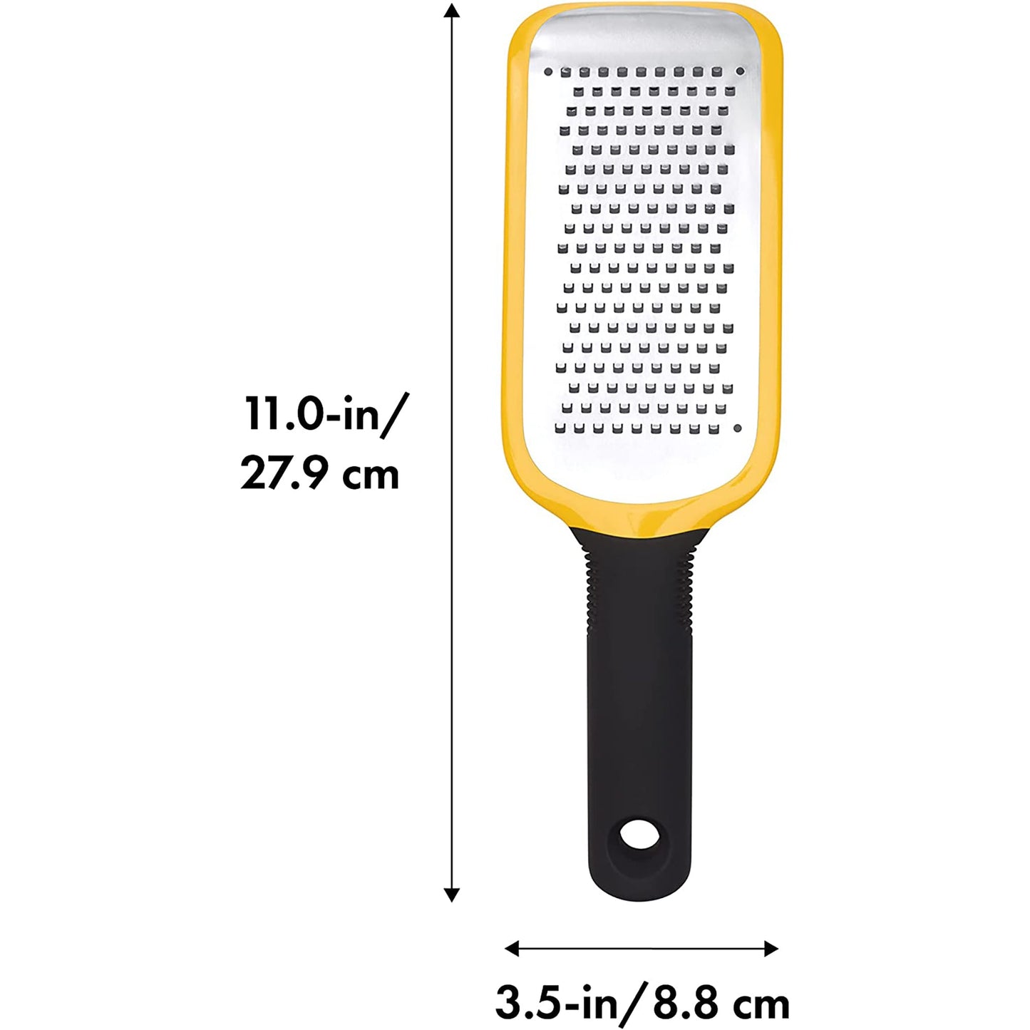 Etched Medium Grater 11 x 3.5 Inch - Yellow