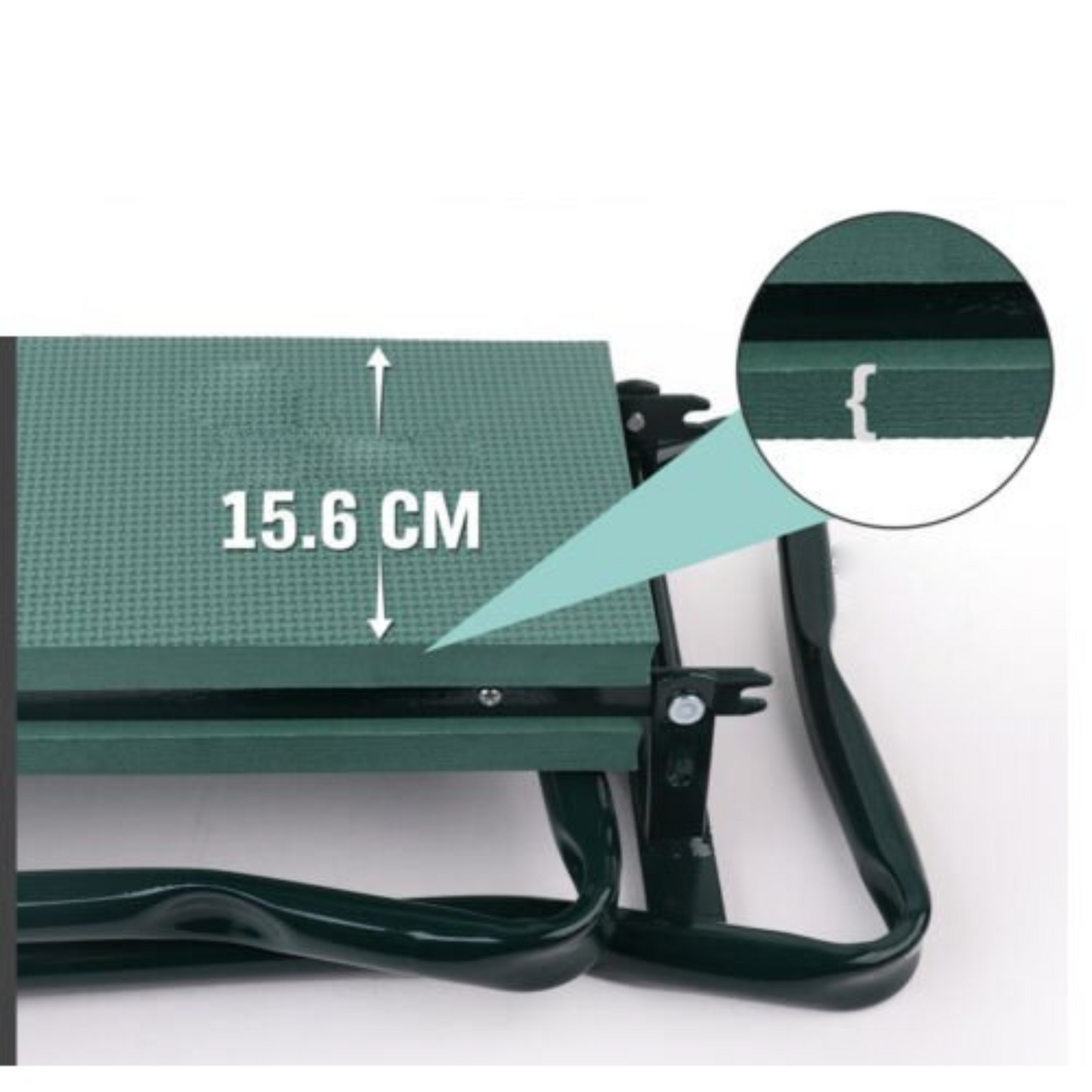 Garden Kneeler with 150kg Capacity Foldable Kneeling Pad Seat Stool