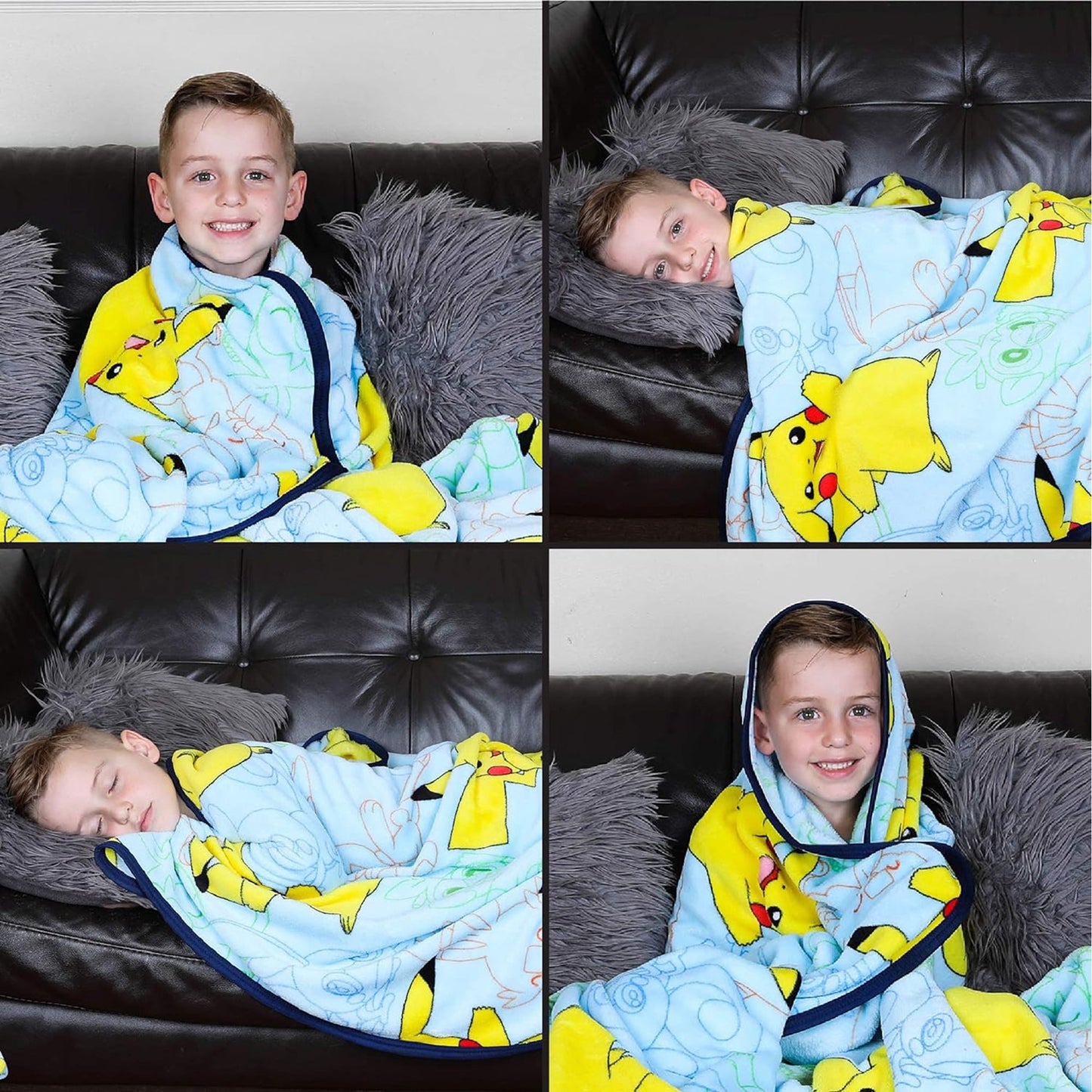 Bedding Super Soft Plush Throw Blanket - Pokemon