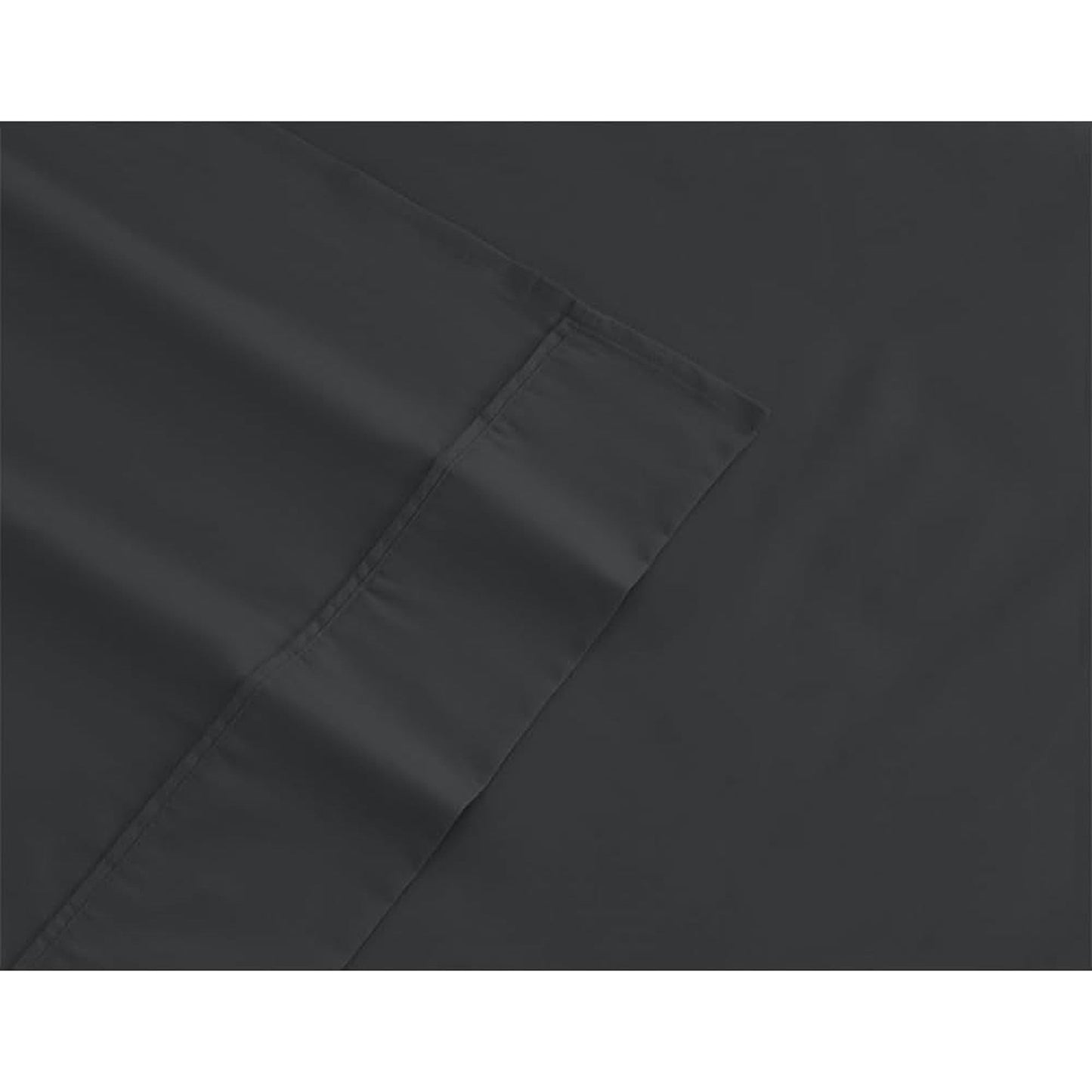 1000 Thread Count Cotton Rich Bedding Sheet Set with Pillowcases - Slate