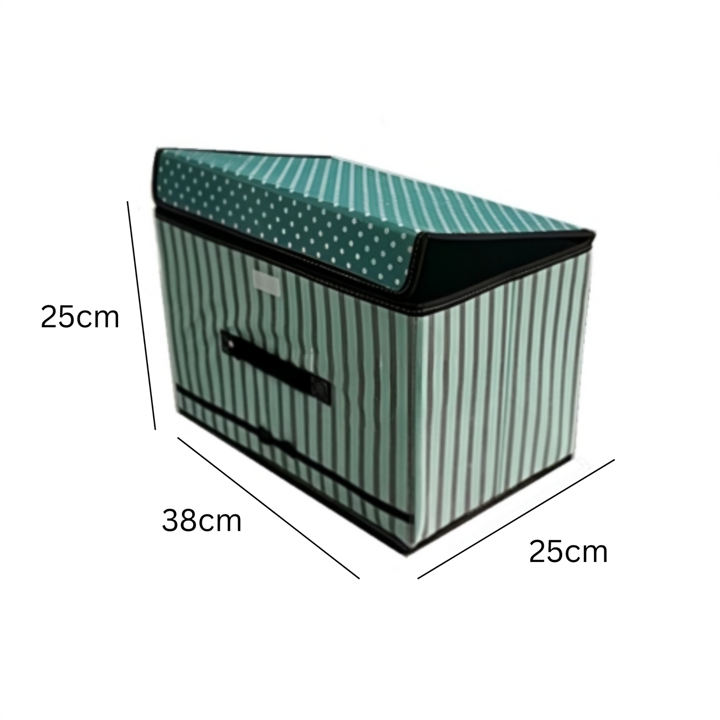 Foldable Storage Cube with Cover Fabric Toy Organizer Box