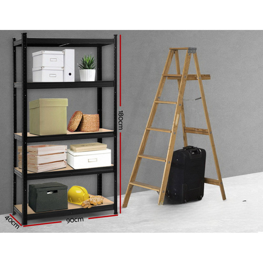 Warehouse Rack Garage Storage Steel Metal Shelves - 1.8M