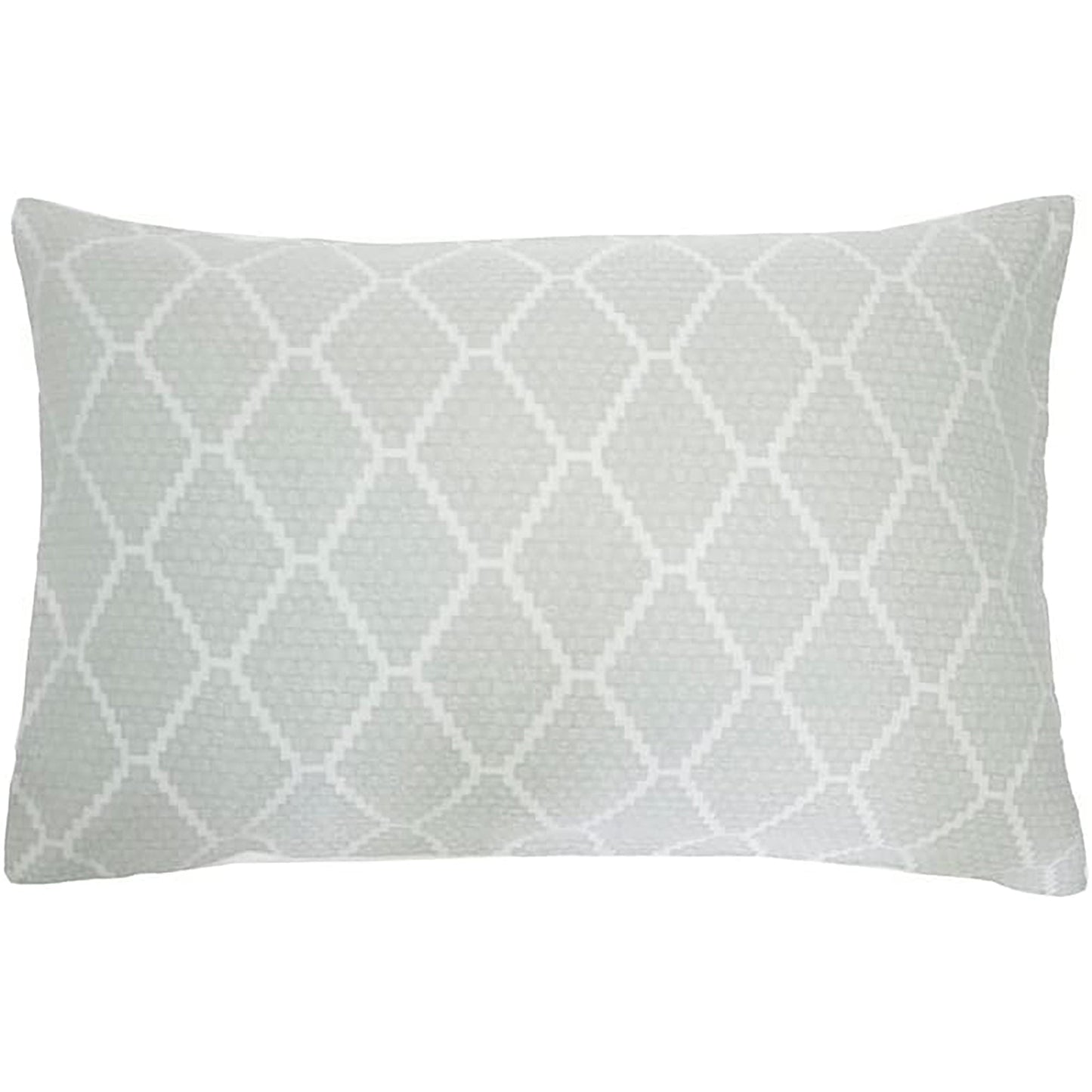 Elmer Cotton Quilt Cover Set - Sage Green Geometric