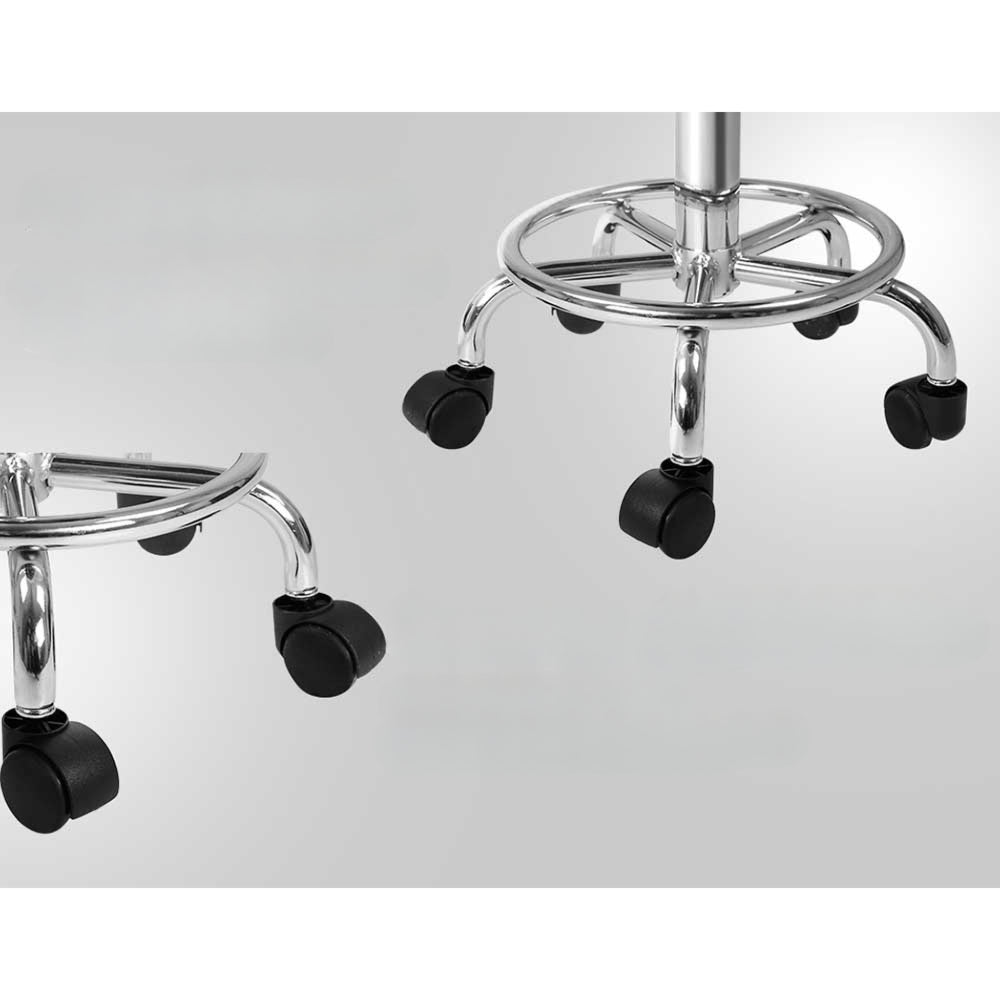 Round Chair Stools Salon Stool White Swivel Beauty Barber Hairdressing